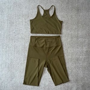 Girlfriend Collective Float High Rise Legging + Cleo Bra